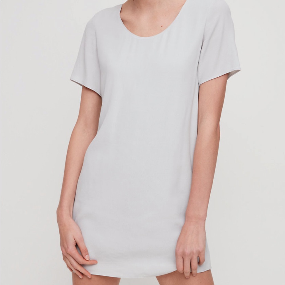 White Aritzia Wilfred Teigen dress